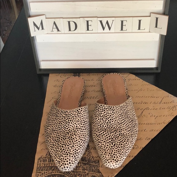 madewell leopard mules